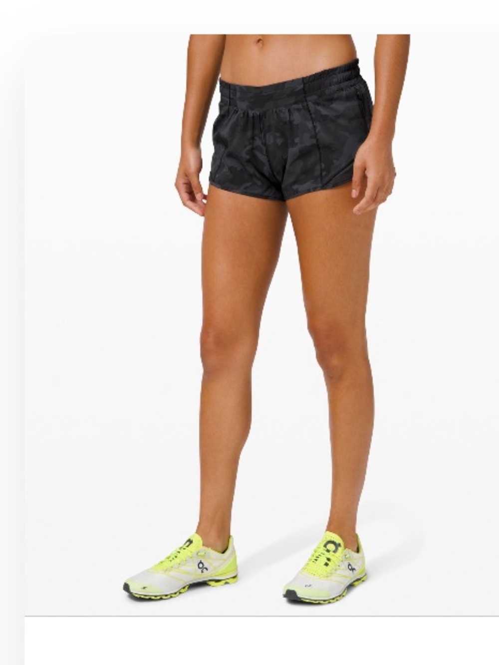 lululemon athletica Hotty Hot Lined Short - Black Camo